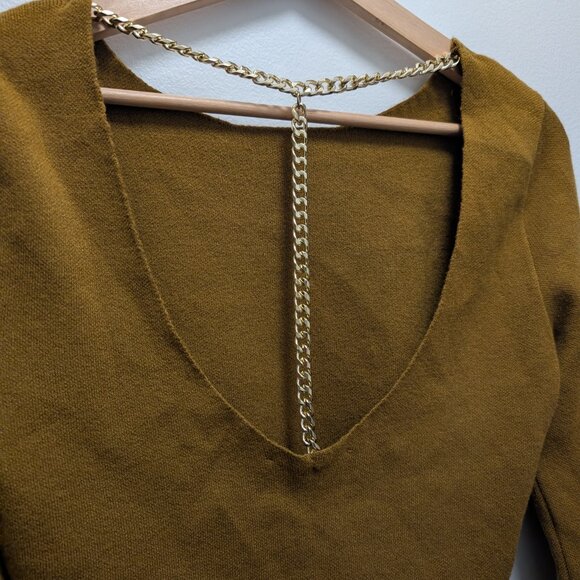 CHIC ZARA SWEATER WITH CHAIN - Picture 4 of 4